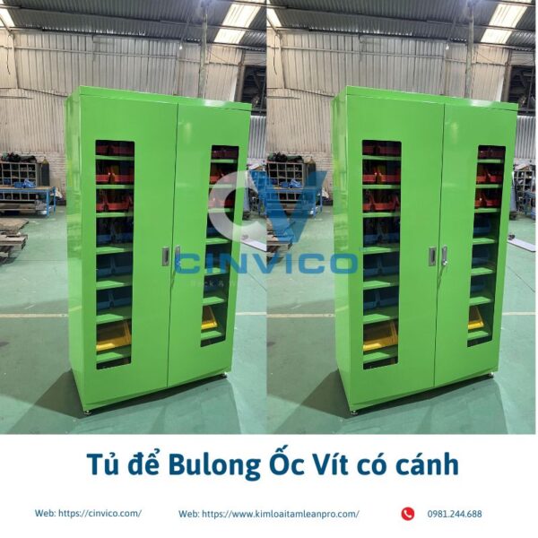 Tủ Bulong Ốc vít có cánh