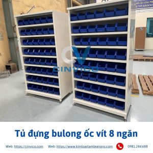 Hình ảnh thực tế về sản phẩm tủ đựng bulong ốc vít nhiều ngăn