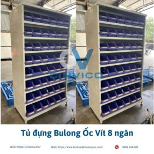 Tủ đựng Bulong Ốc Vít 8 ngăn