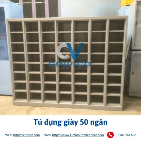 Tủ đựng giày 50 ngăn