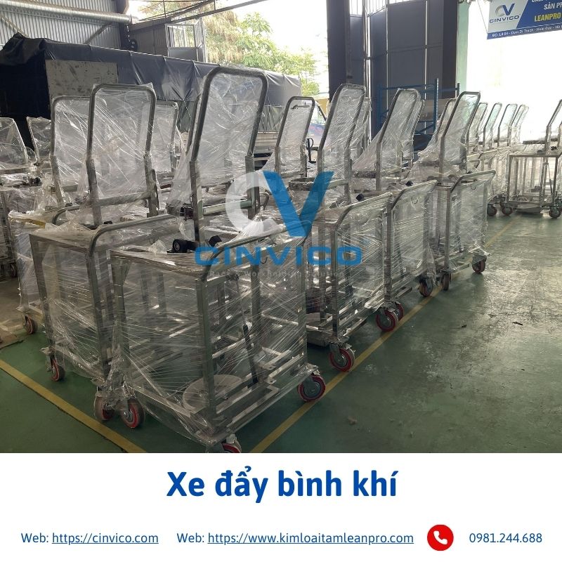 Xe đẩy bình khí