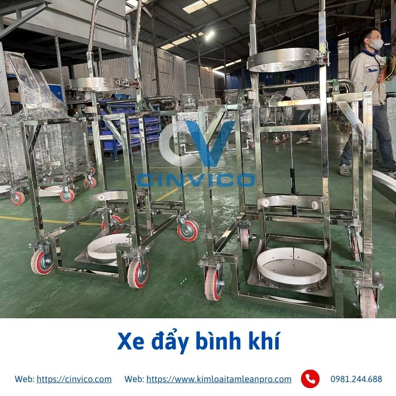 Xe đẩy bình khí