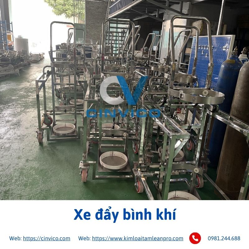 Xe đẩy bình khí