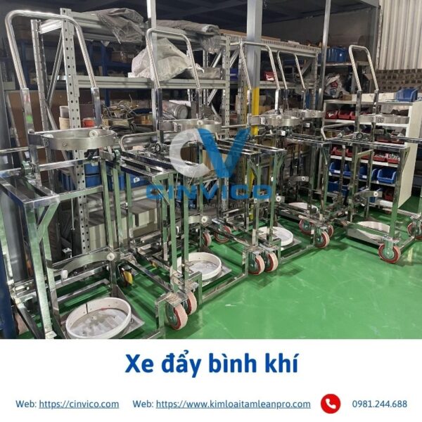 Xe đẩy bình khí