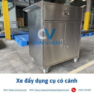 Xe đẩy dụng cụ có cánh