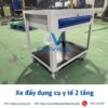 Xe đẩy dụng cụ y tế 2 tầng