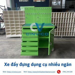 Xe đẩy đựng dụng cụ nhiều ngăn