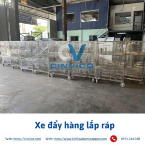 Xe đẩy hàng lắp ráp