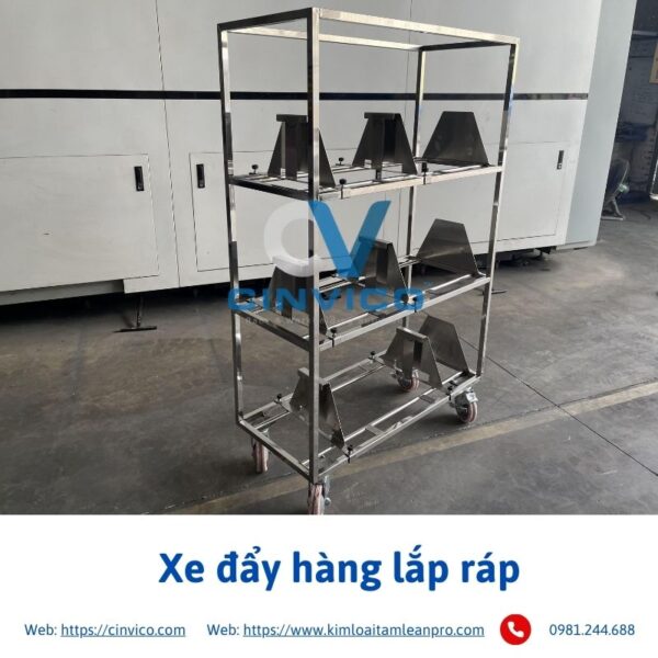 Xe đẩy hàng lắp ráp