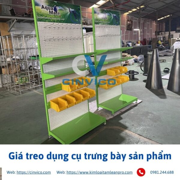 Giá treo dụng cụ trưng bày sản phẩm