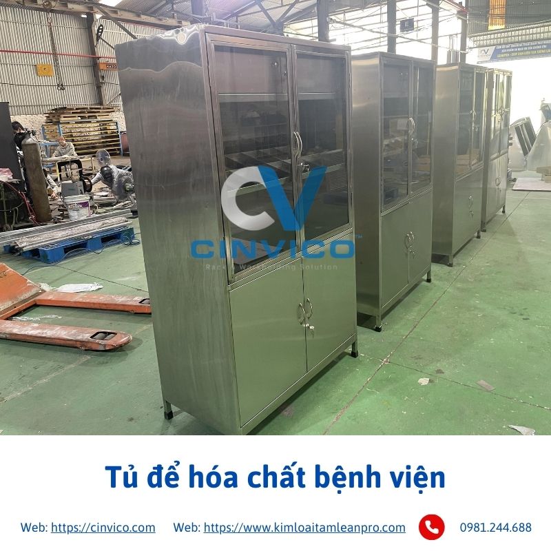 Tủ để hóa chất bệnh viện