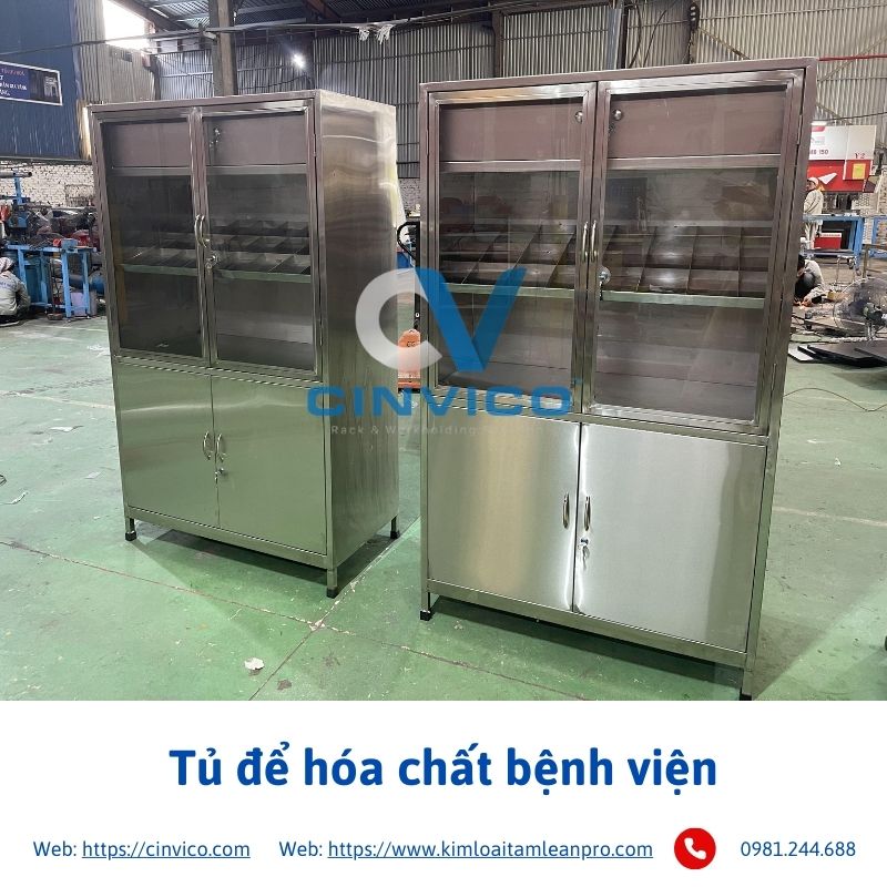 Tủ để hóa chất bệnh viện