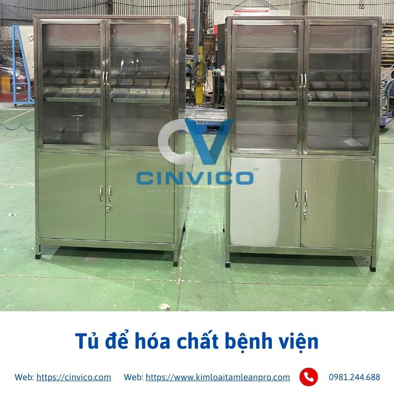 Tủ để hóa chất bệnh viện