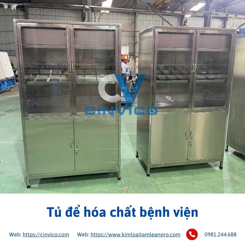 Tủ để hóa chất bệnh viện