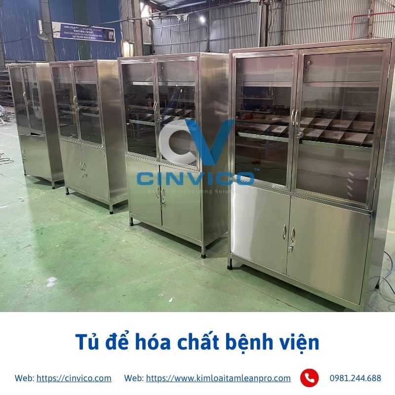 Tủ để hóa chất bệnh viện