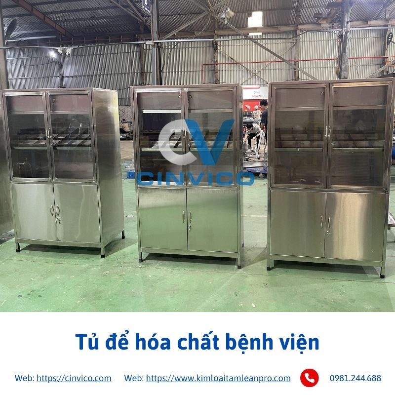 Tủ để hóa chất bệnh viện