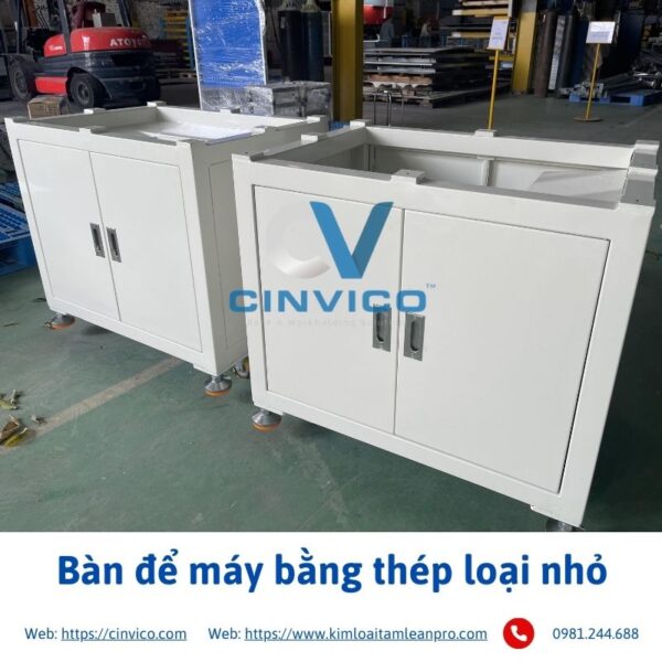 Bàn để máy bằng thép loại nhỏ