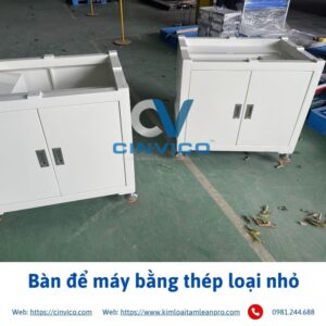 Bàn để máy bằng thép loại nhỏ