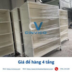 Giá để hàng 4 tầng