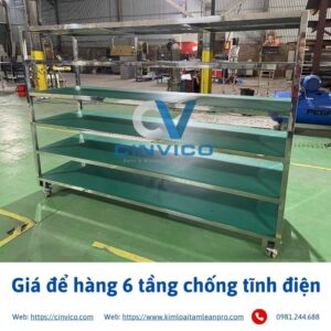 Giá để hàng 6 tầng chống tĩnh điện