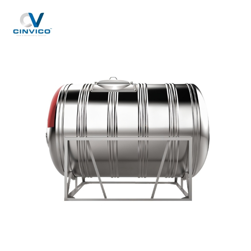 Thùng inox chứa nước không có vòi