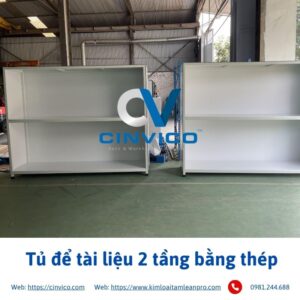 Tủ để tài liệu 2 tầng bằng thép