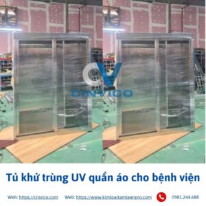 Tủ khử trùng UV quần áo cho bệnh viện