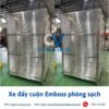 Xe đẩy cuộn Emboss phòng sạch