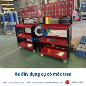 Xe đẩy dụng cụ có móc treo