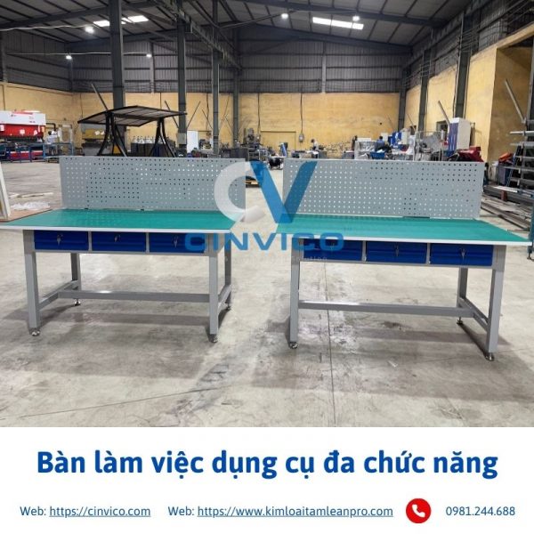 Bàn làm việc dụng cụ đa chức năng