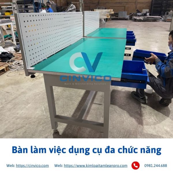 Bàn làm việc dụng cụ đa chức năng