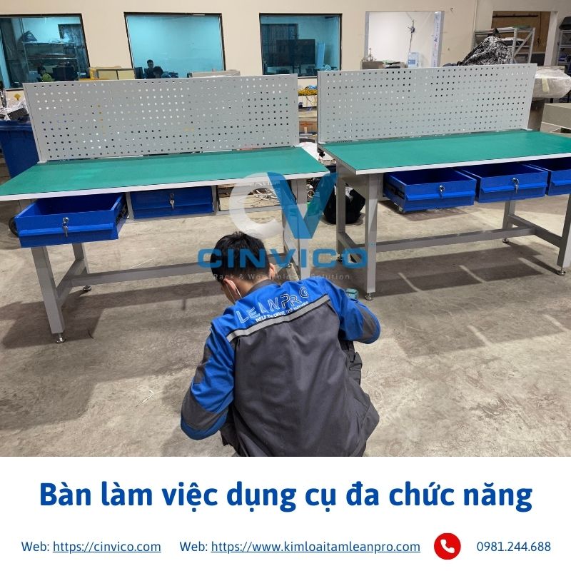 Bàn làm việc dụng cụ đa chức năng