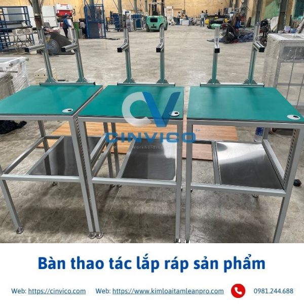 Bàn thao tác lắp ráp sản phẩm