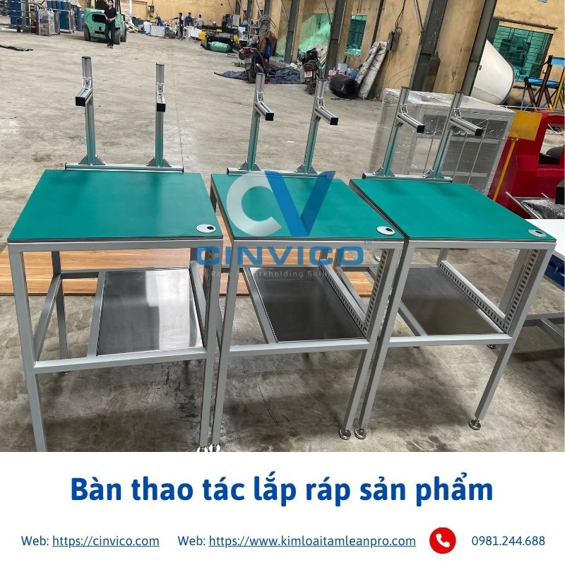 Bàn thao tác lắp ráp sản phẩm