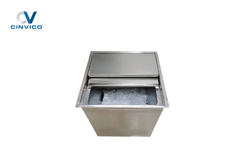 Thùng inox đựng đá bảo quản đá sử dụng trực tiếp