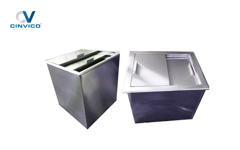 Đặc điểm thùng inox chứa đá