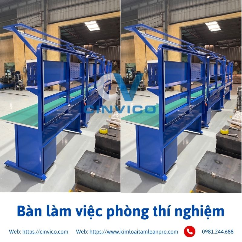 Hình ảnh bàn làm việc phòng thí nghiệm