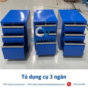 Hình ảnh thực tế sản phẩm tủ dụng cụ 3 ngăn tại Cinvico 