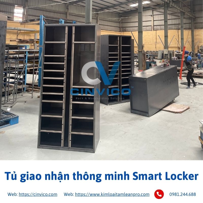 Hình ảnh thực tế sản phẩm tủ giao nhận thông minh Smart Locker