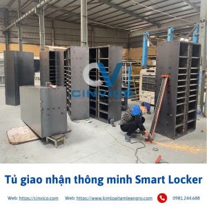 Hình ảnh thực tế sản phẩm tủ giao nhận thông minh Smart Locker