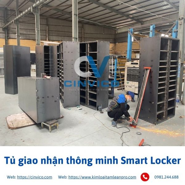 Hình ảnh thực tế sản phẩm tủ giao nhận thông minh Smart Locker