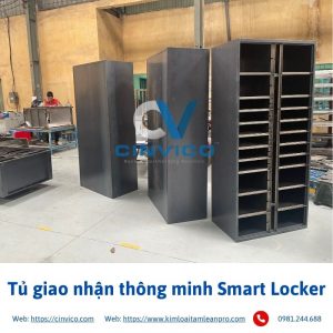 Hình ảnh thực tế sản phẩm tủ giao nhận thông minh Smart Locker