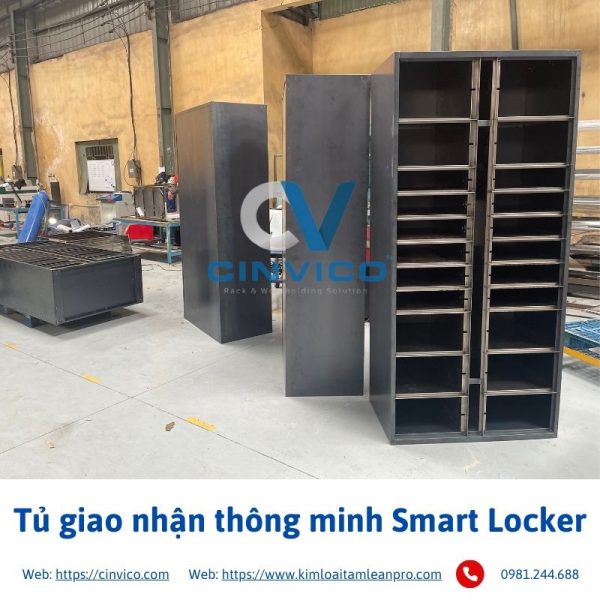 Hình ảnh thực tế sản phẩm tủ giao nhận thông minh Smart Locker