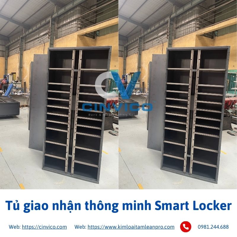 Hình ảnh thực tế sản phẩm tủ giao nhận thông minh Smart Locker