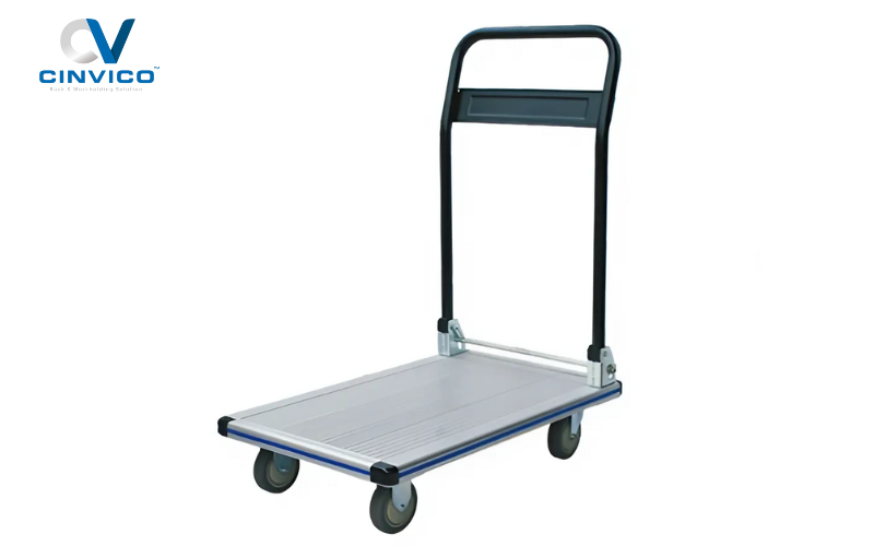 xe đẩy hàng inox và xe đẩy hàng nhôm 2