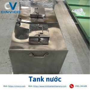 Tank nước Inox Cinvico góc thẳng