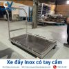 Xe đẩy Inox có tay cầm Cinvico