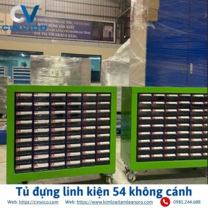 Tủ đựng linh kiện 54 không cánh
