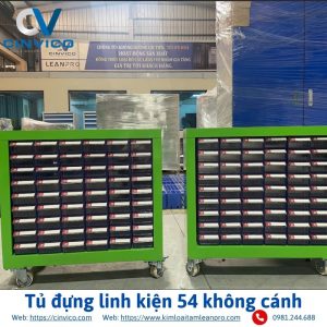 Tủ đựng linh kiện 54 không cánh