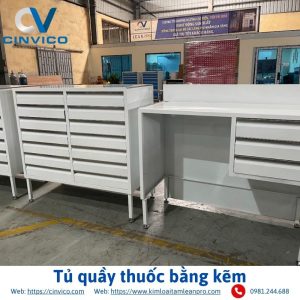 Tủ quầy thuốc bằng kẽm